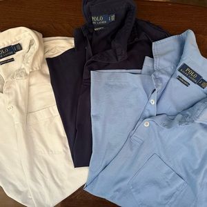 Small Ralph Lauren Custom Slim Fit Collard Shirts